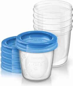 Philips Avent SCF619/05 Bewaarbekers Voor Babyvoeding - 180 Ml - 5 Stuks -Jollein Winkel 1025x1200 2