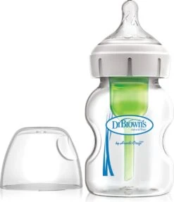 Dr. Brown's Options+ Anti-colic Bottle Brede Hals Fles - Glas - 150 Ml