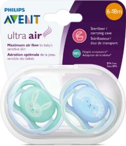 Philips Avent Ultra Air SCF344/22 - Fopspeen - 6-18 Maanden - 2 Stuks -Jollein Winkel 1037x1200