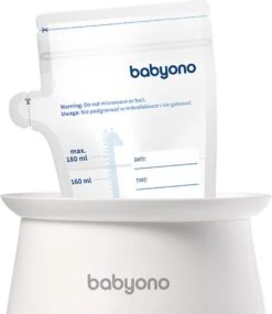 Babyono - Moedermelk Bewaarzakjes - Moedermelkbewaarzakjes - Gemakkelijke Etiketteren - 180 Ml - 30 Stuks - 1084 -Jollein Winkel 1041x1200 1