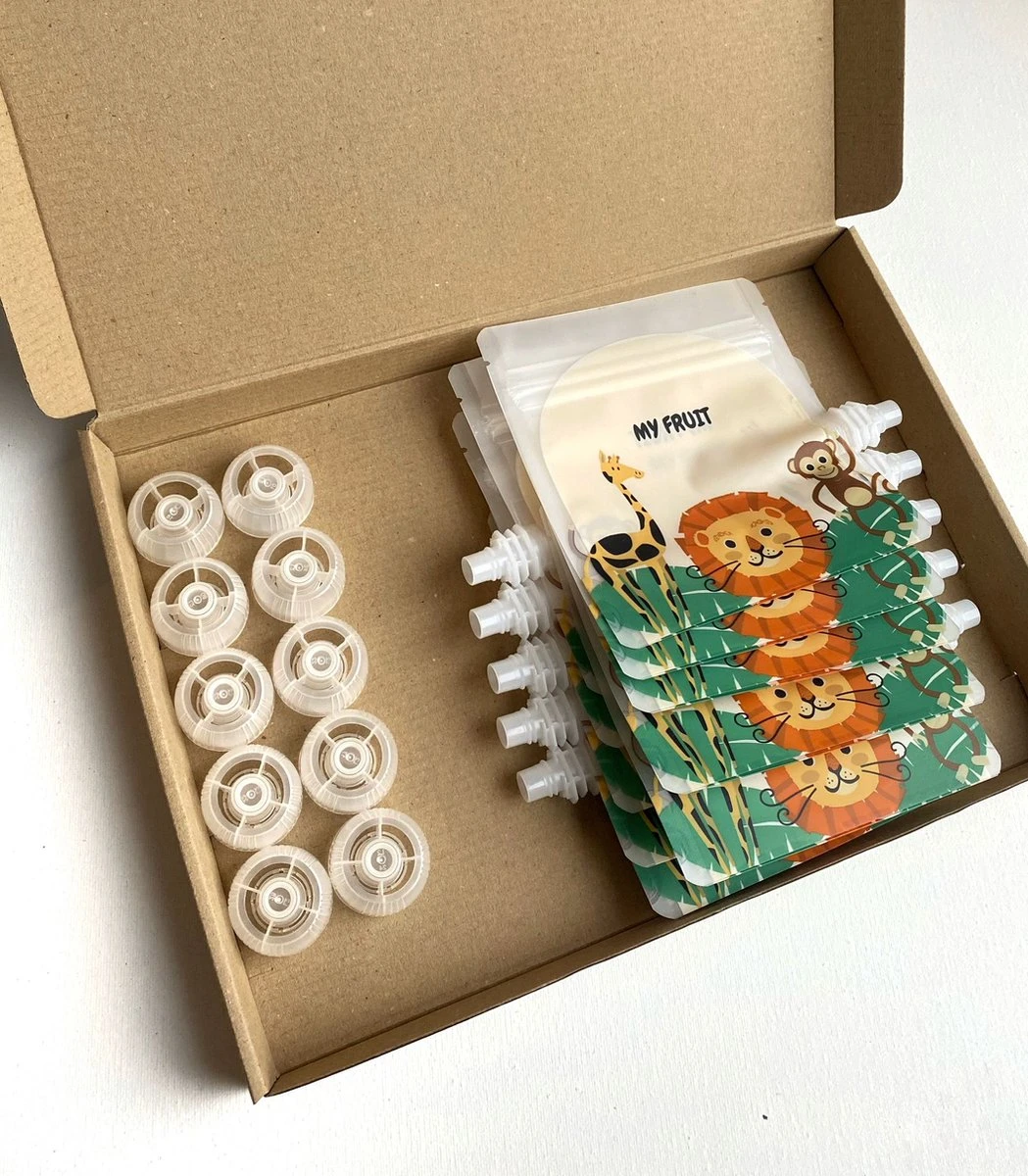 Merkloos Knijpzakjes Herbruikbaar - 10 Stuks - Voor Babyvoeding, Babysnacks Of Babyhapjes - Knijpzakjes Hervulbare - Knijpfruit Zakjes Herbruikbaar - Herbruikbare Knijpzakjes 5 Merkloos Knijpzakjes Herbruikbaar - 10 Stuks - Voor Babyvoeding, Babysnacks Of Babyhapjes - Knijpzakjes Hervulbare - Knijpfruit Zakjes Herbruikbaar - Herbruikbare Knijpzakjes - Afbeelding 5