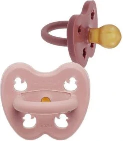 HEVEA | Duopack Spenen (2 Stuks) | Rond | 3-36 Maanden | Baby Blush & Rosewood
