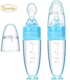 Biberoia® Knijpfles Met Lepel – Drinkfles - Baby / Kinderbestek - Kraamcadeau – Babyshower – Blauw 8 Biberoia® Knijpfles Met Lepel – Drinkfles - Baby / Kinderbestek - Kraamcadeau – Babyshower – Blauw -Jollein Winkel 1055x1200