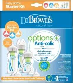 Dr. Brown's Options+ Anti-colic Bottle Startpakket Flessen - Brede Hals Flessen - 3 Stuks 11 Dr. Brown's Options+ Anti-colic Bottle Startpakket Flessen - Brede Hals Flessen - 3 Stuks -Jollein Winkel 1065x1200 5
