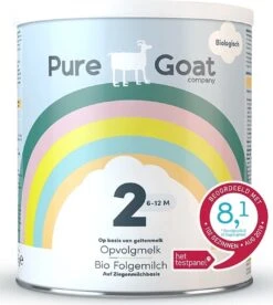 Pure Goat Company - Opvolgmelk 2 - Biologische Flesvoeding Op Basis Van Volle Geitenmelk - 800 Gram 25 Pure Goat Company - Opvolgmelk 2 - Biologische Flesvoeding Op Basis Van Volle Geitenmelk - 800 Gram -Jollein Winkel 1073x1200