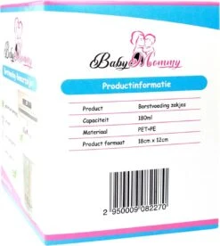 Moedermelk Bewaarzakjes - 60 Stuks - 180 Ml - BPA Vrij - Steriel - Borstvoeding Zakjes Met Schenktuit - Invriezen - Babyvoeding - Melk - Afsluitbaar -Jollein Winkel 1075x1200 4
