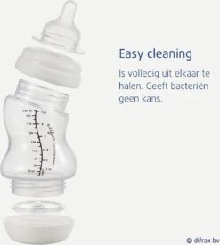 Difrax - S-Fles Natural - Babyfles Bruin- 0+ Maanden - 170ml -Jollein Winkel 1076x1200 1