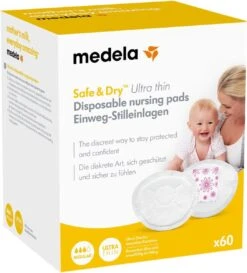 Medela Ultra Thin Zoogcompressen Wegwerp Individueel Verpakt Extra Dun Voor Weinig Hoeveelheden Lekkende Moedermelk - 60 Stuks -Jollein Winkel 1086x1200 3