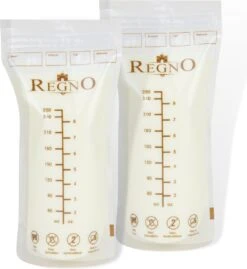 Regno Moedermelk Bewaarzakjes - Borstvoeding Zakjes - BPA Vrij - 250 ML - Lekvrij - 100 Stuks 12 Regno Moedermelk Bewaarzakjes - Borstvoeding Zakjes - BPA Vrij - 250 ML - Lekvrij - 100 Stuks -Jollein Winkel 1101x1200 3