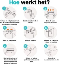 Mogi Products-Moedermelk Bewaarzakjes - 130 Stuks- Met Schenktuit - Borstvoeding Bewaarzakjes - Lekvrij - Koelkast En Vriezer - BPA Vrij - 200 Ml 12 Mogi Products-Moedermelk Bewaarzakjes - 130 Stuks- Met Schenktuit - Borstvoeding Bewaarzakjes - Lekvrij - Koelkast En Vriezer - BPA Vrij - 200 Ml -Jollein Winkel 1104x1200