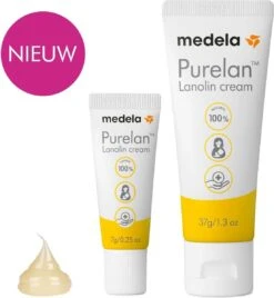 Medela Purelan Tepelzalf Lanoline Tepelcreme Snelle Verlichting Bij Pijnlijke Tepels - Tube 37gr -Jollein Winkel 1106x1200 1