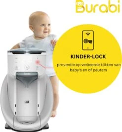 BURABI Automatische Baby Fles Maker | Fles Voeding Apparaat | Baby Senseo | Met App | Baby Verzorging | Baby Melk | Fles Bereiding | Babymelk | Baby Voeding -Jollein Winkel 1111x1200 3