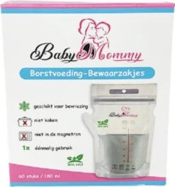 Moedermelk Bewaarzakjes - 60 Stuks - 180 Ml - BPA Vrij - Steriel - Borstvoeding Zakjes Met Schenktuit - Invriezen - Babyvoeding - Melk - Afsluitbaar -Jollein Winkel 1122x1200 2