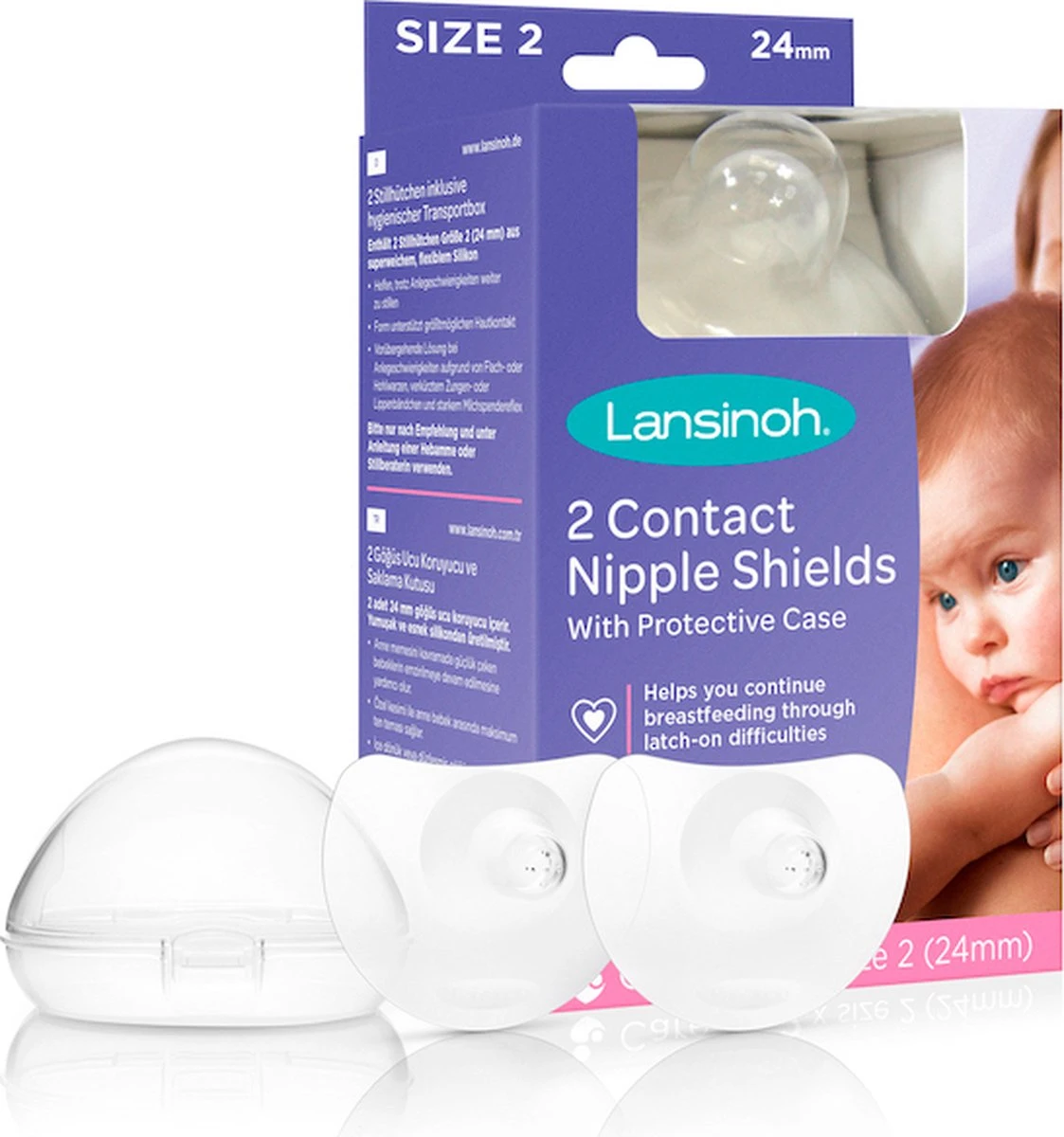 Lansinoh Tepelbeschermers 2 Stuks Incl. Beschermdoosje 70173 6 Lansinoh Tepelbeschermers 2 Stuks Incl. Beschermdoosje 70173 - Afbeelding 6