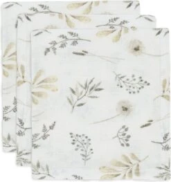 Jollein Hydrofiel Monddoekje Wild Flowers - 3 Stuks