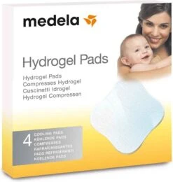 Medela Hydrogel Pads Verkoeling Van Gevoelige Of Pijnlijke Tepels Helpt Het Herstel - 4 Stuks