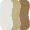 Meyco Uni Spuugdoeken - 3-pack - Badstof - Offwhite/sand/toffee - 53x20cm