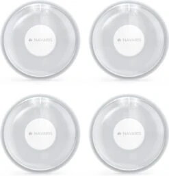 Navaris Opvangbekers Voor Borstmelk X4 - Siliconen En Polypropyleen Opvangbekers Voor Borstvoeding - Opvangen En Bewaren Van Moedermelk -Jollein Winkel 1153x1200
