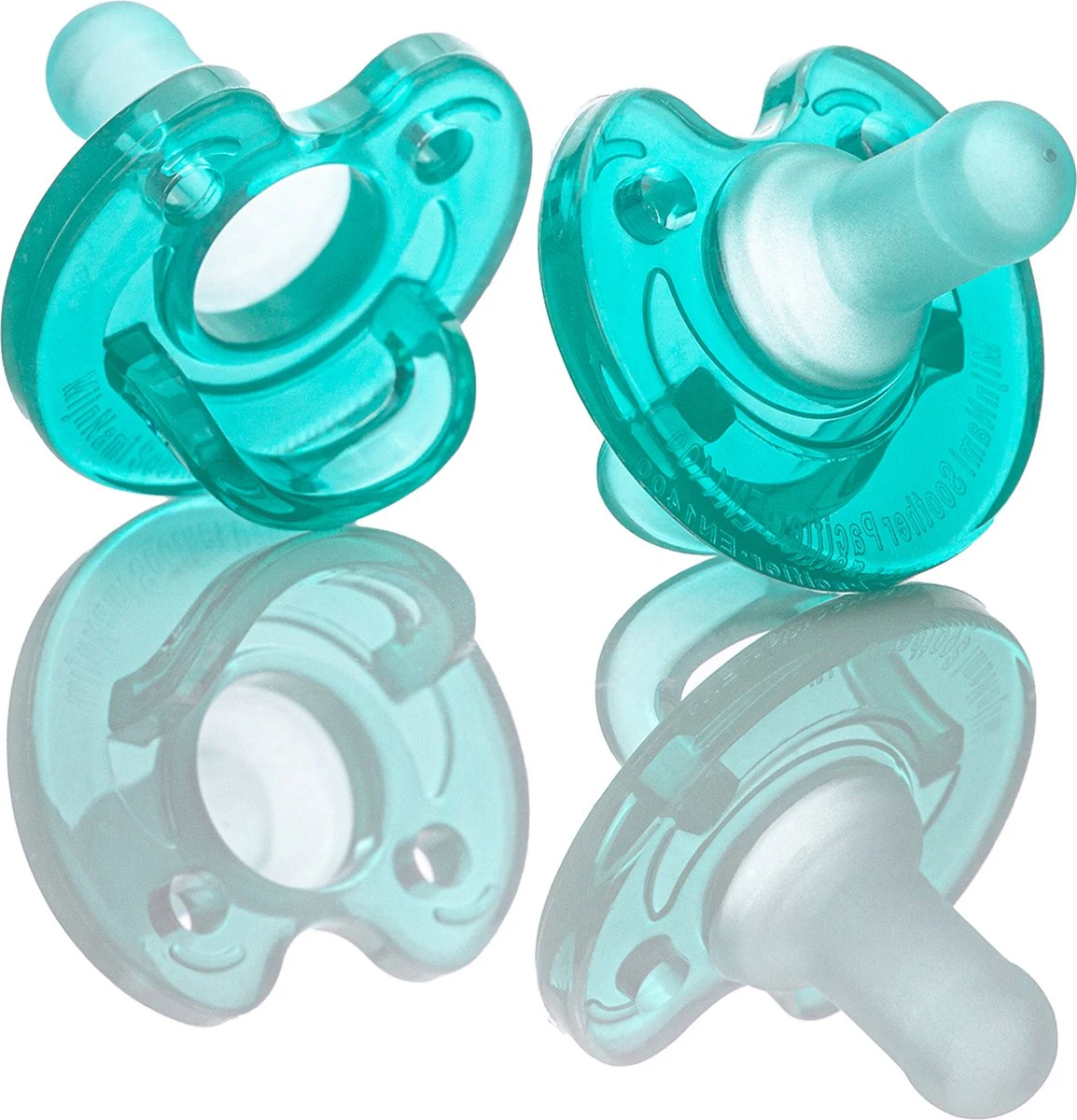 MijnNami Soother Speen Trio Pak - Turquoise, Roze En Natural - Nicu - 100% Voedselgraad Siliconen - Newborn Fopseen - 0-6 Maanden 2 MijnNami Soother Speen Trio Pak - Turquoise, Roze En Natural - Nicu - 100% Voedselgraad Siliconen - Newborn Fopseen - 0-6 Maanden - Afbeelding 2