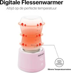 MyBambini's Bottle Warmer Pro™ - Draagbare Baby Flessenwarmer Voor Onderweg - Roze - Geschikt Voor Dr. Brown's (brede Hals), Suavinex & J Bimbi -Jollein Winkel 1156x1200 2