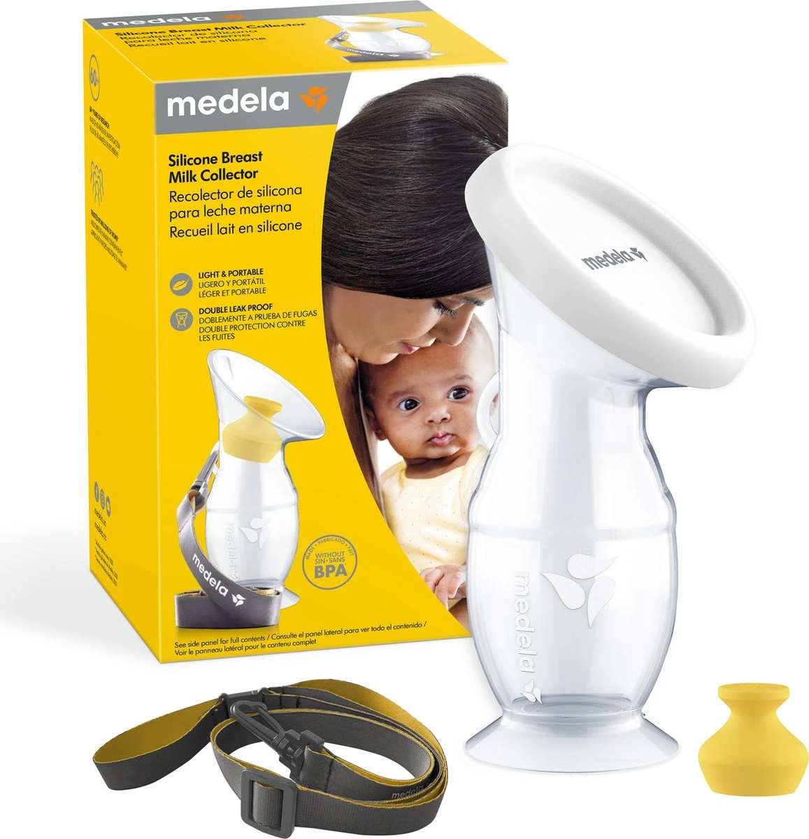 Medela Siliconen Moedermelkcollector - Melk Collector Borstvoeding - Siliconen Borstkolf - 100 Ml Moedermelk 9 Medela Siliconen Moedermelkcollector - Melk Collector Borstvoeding - Siliconen Borstkolf - 100 Ml Moedermelk - Afbeelding 9