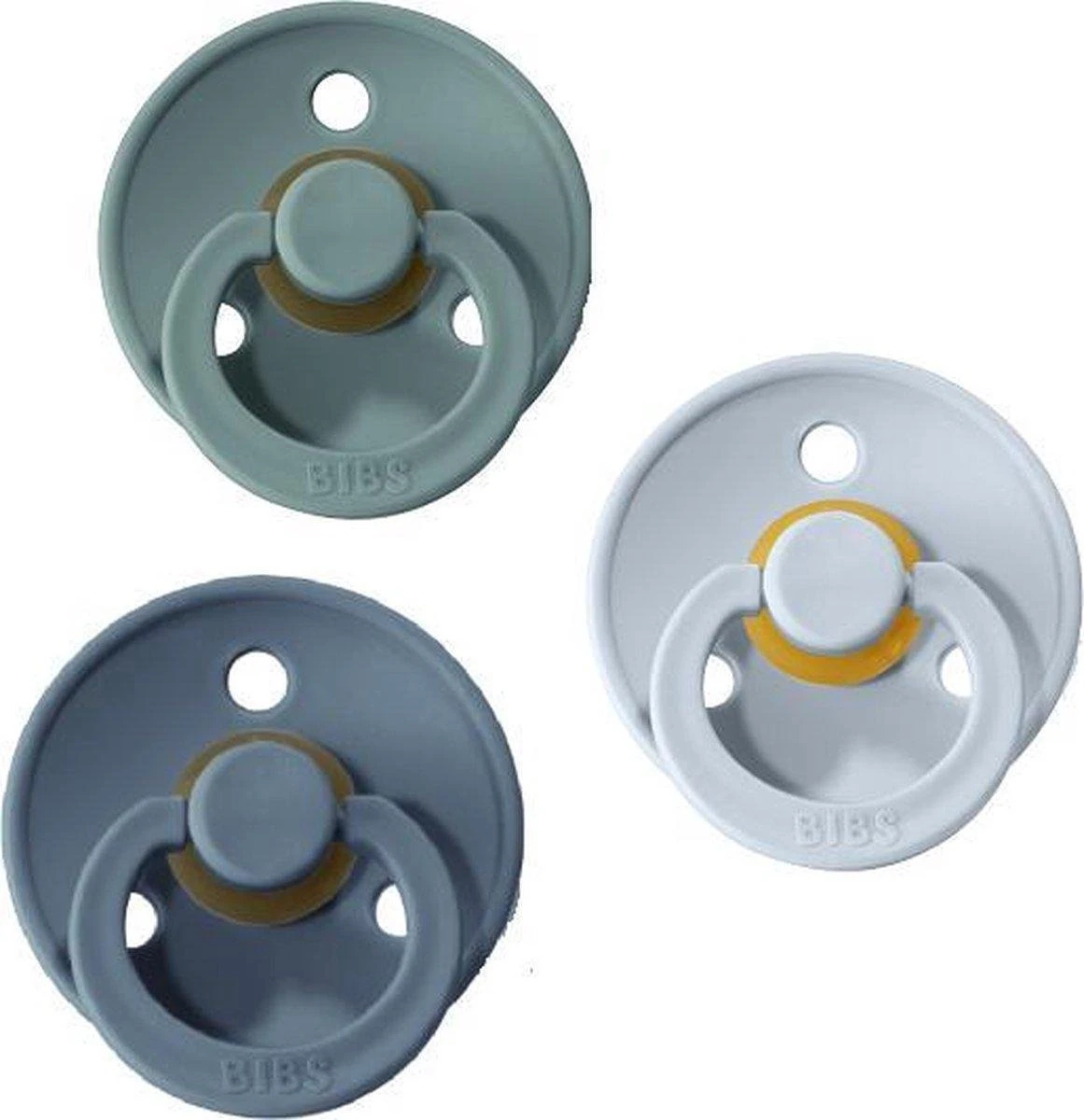 Bibs Fopspeen - Maat 2 6-18 Maanden - 3 Stuks - ISLAND SEA - BABYBLUE - PETROL 1 Bibs Fopspeen - Maat 2 6-18 Maanden - 3 Stuks - ISLAND SEA - BABYBLUE - PETROL