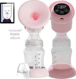 BELOOVD Handkolf - Kolfapparaat - Elektrische Borstkolf - Siliconen - Breast Pump - Incl. Kolfdagboek & Fles