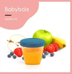 BabyMoov Babybowls 8.45oz Kom 0,25 L Multi Kleuren, Transparant -Jollein Winkel 1173x1200 5