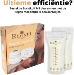 Regno M2 Dubbele Elektrische Borstkolf-LCD Display-Handsfree-2x180ml Kolfapparaat-12 Zuigniveaus -Jollein Winkel 1174x1200 4