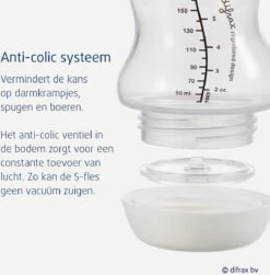 Difrax - S-Fles Natural - Babyfles Bruin- 0+ Maanden - 170ml -Jollein Winkel 1183x1200 2