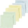 Meyco 6-pack Spuugdoekjes Badstof - 30x30 Cm - Soft Mint/Soft Yellow/Light Blue