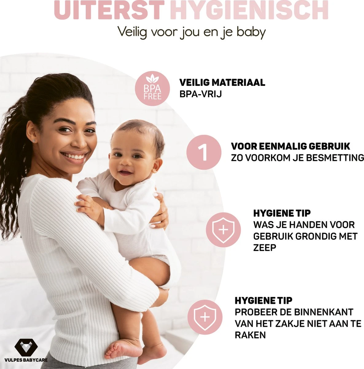 Vulpes BabyCare® Moedermelk Bewaarzakjes Met Schenktuit - Extra Groot - 250 Ml - 90 Stuks - Borstvoeding Bewaarzakje - Borstvoeding Zakjes - BPA Vrij - Incl. Borstvoeding E-book 2 Vulpes BabyCare® Moedermelk Bewaarzakjes Met Schenktuit - Extra Groot - 250 Ml - 90 Stuks - Borstvoeding Bewaarzakje - Borstvoeding Zakjes - BPA Vrij - Incl. Borstvoeding E-book - Afbeelding 2