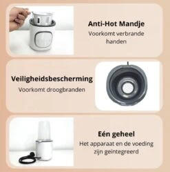 SUBADA S7608 - Flessenwarmer Met Snelle Opwarming - Babyvoeding En Sterilisator - 24-uur Warmhouden -Jollein Winkel 1188x1200 1