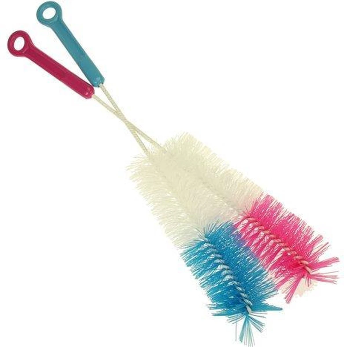 Fles Afwasborstel - 2 Stuks Set 36x5cm- Flessenborstel - Babyfles Afwasborstel - Drinkflesborstel - Glazenborstel 1 Fles Afwasborstel - 2 Stuks Set 36x5cm- Flessenborstel - Babyfles Afwasborstel - Drinkflesborstel - Glazenborstel