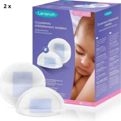 Lansinoh Wegwerp Zoogcompressen - 2 X 60 Stuks