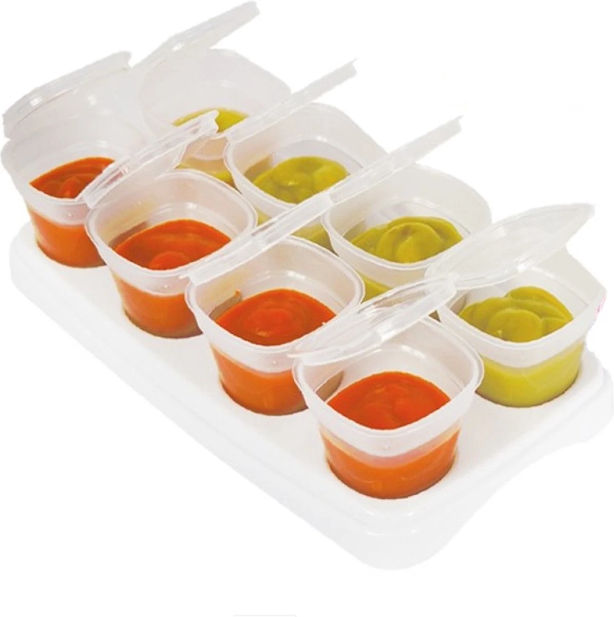 FIRST STEPS - Borstvoeding En Babyvoeding Bewaarbakjes - Babyvoeding Invriezen In Diepvriesbakjes 2 FIRST STEPS - Borstvoeding En Babyvoeding Bewaarbakjes - Babyvoeding Invriezen In Diepvriesbakjes - Afbeelding 2