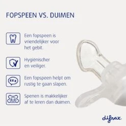 Difrax Fopspeen 0-6 Maanden Dental - Grijs/Clay - Orthodontische Speen - 2 Stuks -Jollein Winkel 1199x1200 7