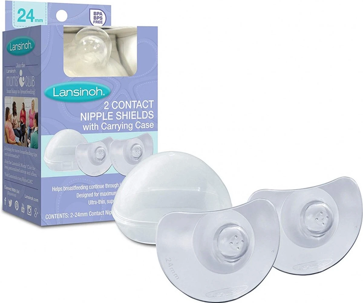 Lansinoh Tepelbeschermers 2 Stuks Incl. Beschermdoosje 70173 2 Lansinoh Tepelbeschermers 2 Stuks Incl. Beschermdoosje 70173 - Afbeelding 2