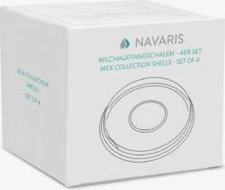 Navaris Opvangbekers Voor Borstmelk X4 - Siliconen En Polypropyleen Opvangbekers Voor Borstvoeding - Opvangen En Bewaren Van Moedermelk -Jollein Winkel 1200x1015 2