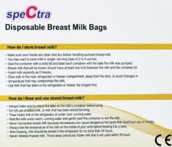 Spectra Moedermelk Bewaarzakjes Voor Borstvoeding - 30 Stuks - BPA Vrij - 200ml - Voor Diepvries 8 Spectra Moedermelk Bewaarzakjes Voor Borstvoeding - 30 Stuks - BPA Vrij - 200ml - Voor Diepvries -Jollein Winkel 1200x1028 1