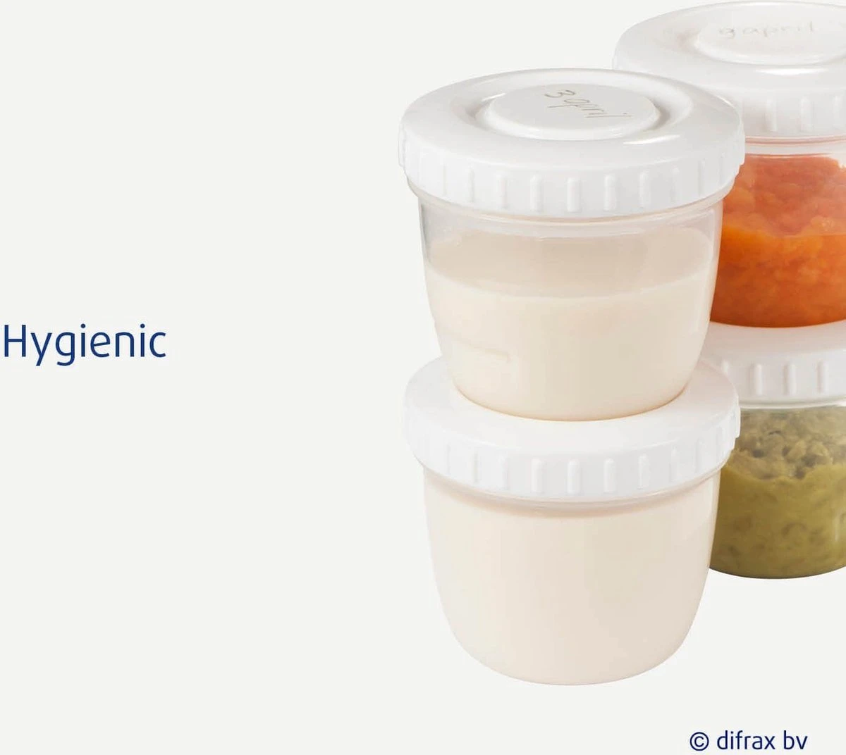 Difrax Moedermelk En Babyvoeding Bewaarbakjes 2 Difrax Moedermelk En Babyvoeding Bewaarbakjes - Afbeelding 2
