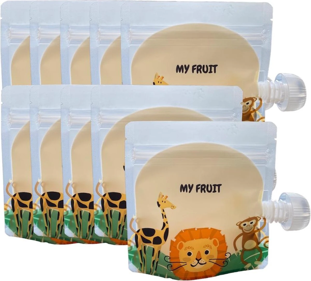 Merkloos Knijpzakjes Herbruikbaar - 10 Stuks - Voor Babyvoeding, Babysnacks Of Babyhapjes - Knijpzakjes Hervulbare - Knijpfruit Zakjes Herbruikbaar - Herbruikbare Knijpzakjes 1 Merkloos Knijpzakjes Herbruikbaar - 10 Stuks - Voor Babyvoeding, Babysnacks Of Babyhapjes - Knijpzakjes Hervulbare - Knijpfruit Zakjes Herbruikbaar - Herbruikbare Knijpzakjes