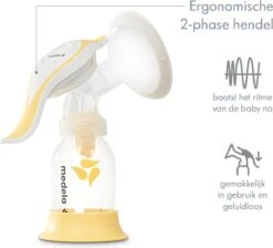 Medela Harmony Borstkolf Kolfapparaat Handkolf - Zonder Stroom Compact -Jollein Winkel 1200x1089 1