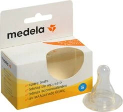 Medela Losse Spenen Slow Flow - Speen Past Onder Ringdeksel Van Medela - Medela Speen - 2 Stuks - Maat S -Jollein Winkel 1200x1091
