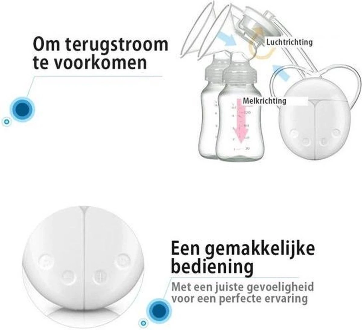 Fuegobird Elektrische Dubbele Borstkolf - Kolfapparaat - BPA-Vrij - 150 Ml 4 Fuegobird Elektrische Dubbele Borstkolf - Kolfapparaat - BPA-Vrij - 150 Ml - Afbeelding 4