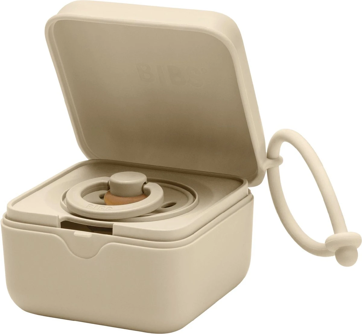 Bibs - Speenhouder - Pacifier Box - Vanilla 1 Bibs - Speenhouder - Pacifier Box - Vanilla