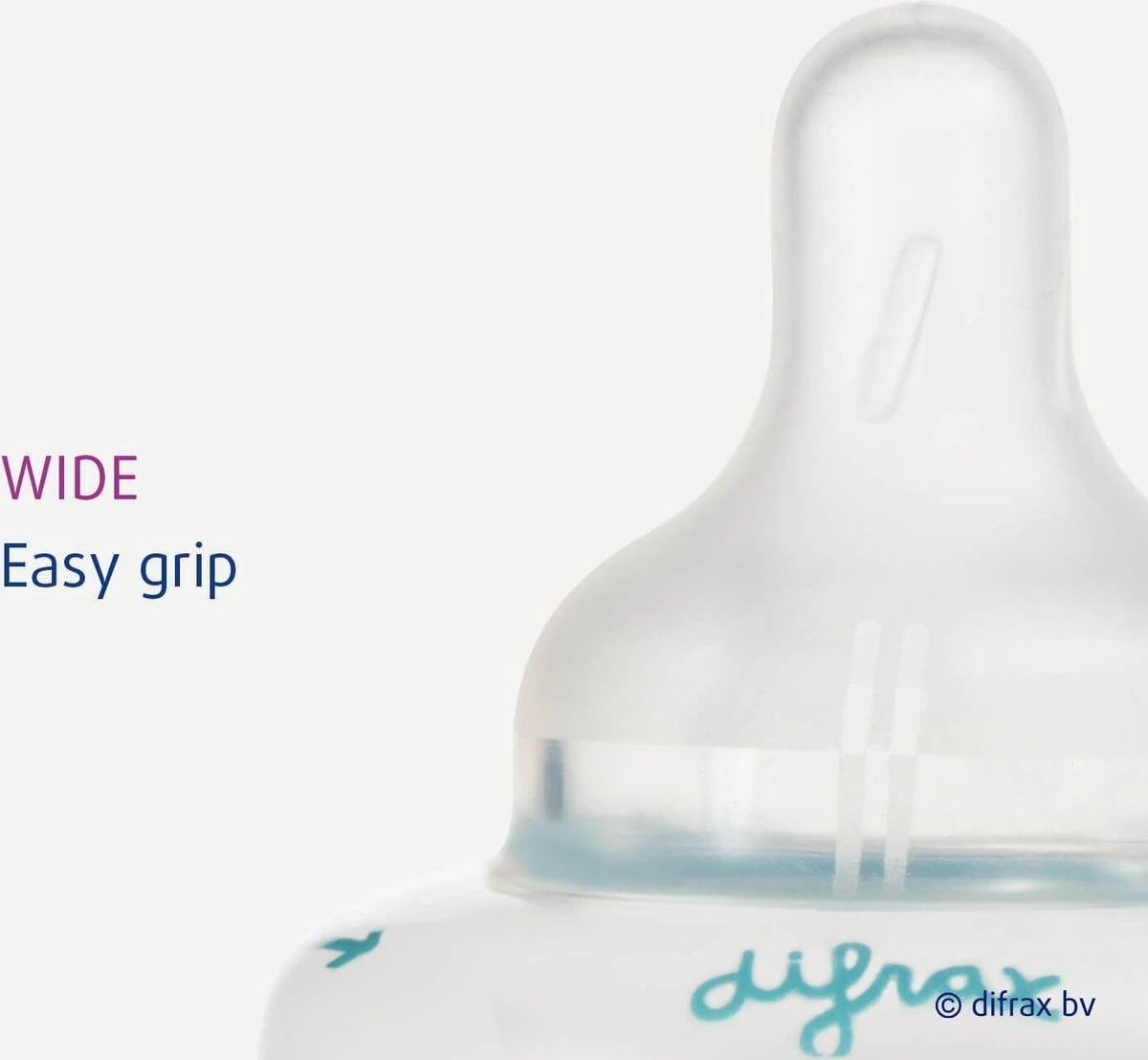 Difrax 1-2-3 Natural Flessenring Met Flessenspeen Voor Smalle Babyflessen 4 Difrax 1-2-3 Natural Flessenring Met Flessenspeen Voor Smalle Babyflessen - Afbeelding 4