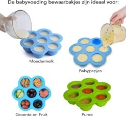 Southland Babyvoeding Bewaarbakjes - Babyvoedingsaccessoires - Siliconen Lepeltjes - BPA-vrij - Babyvoeding Diepvriesbakje -Jollein Winkel 1200x1110 2
