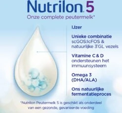 Nutrilon 5 Peutermelk – Flesvoeding Vanaf 2 Jaar – 800g -Jollein Winkel 1200x1112 2