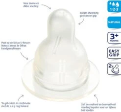 Difrax 1-2-3 Doseerspeen Natural - 2st 23 Difrax 1-2-3 Doseerspeen Natural - 2st -Jollein Winkel 1200x1114 1